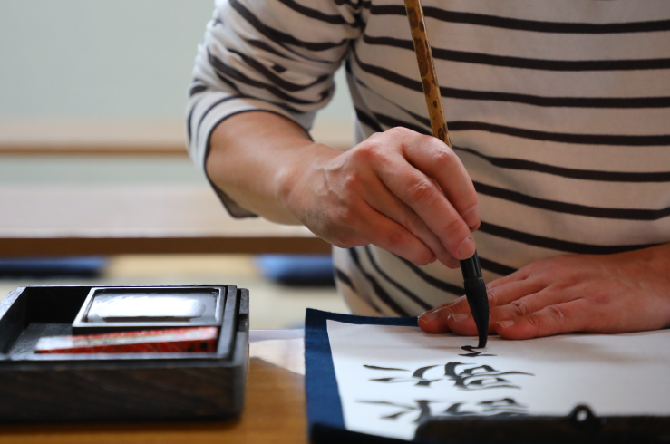 天神・博多での書道教室の写真