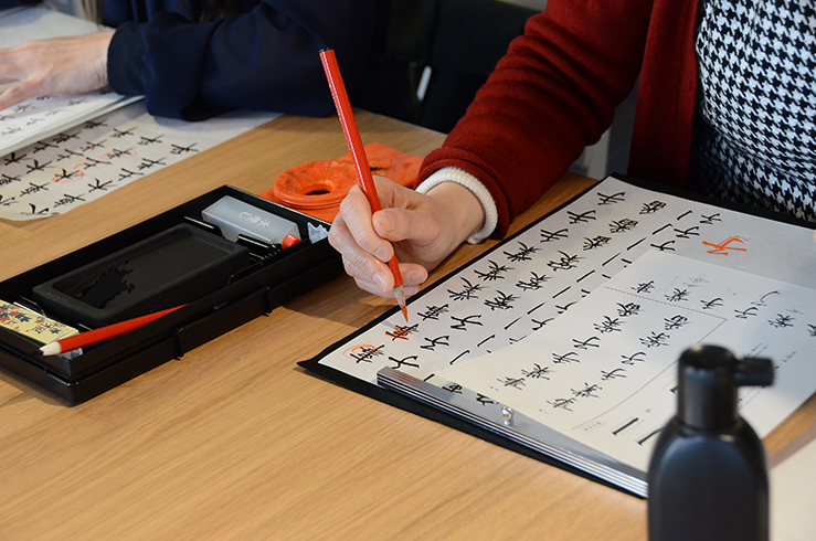 天神・博多での書道教室の写真