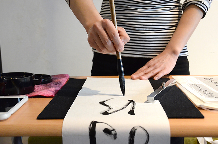 天神・博多での書道教室の写真